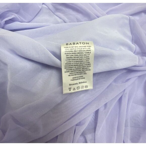 Aritzia Babaton Luxor One-Shoulder Lilac Dress - Picture 5 of 6